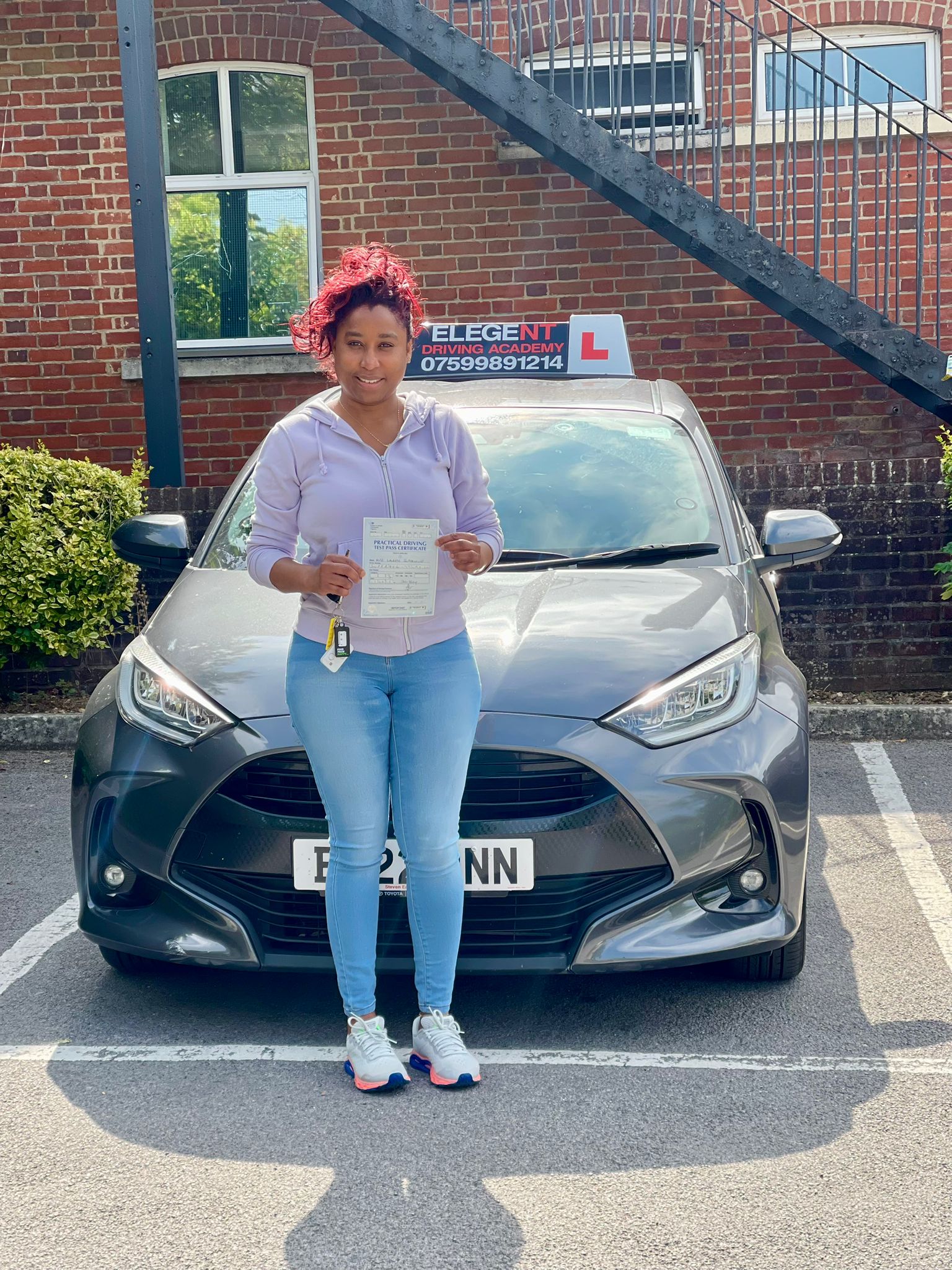 Instructor and student driver